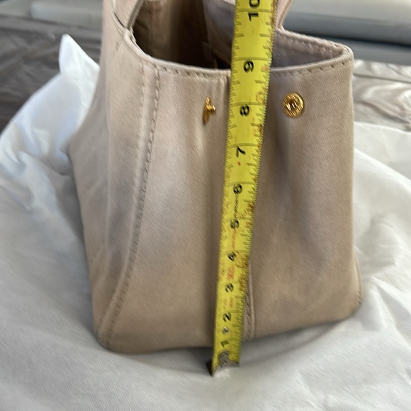 PRADA enameled metal triangular tote - Picture 12 of 13